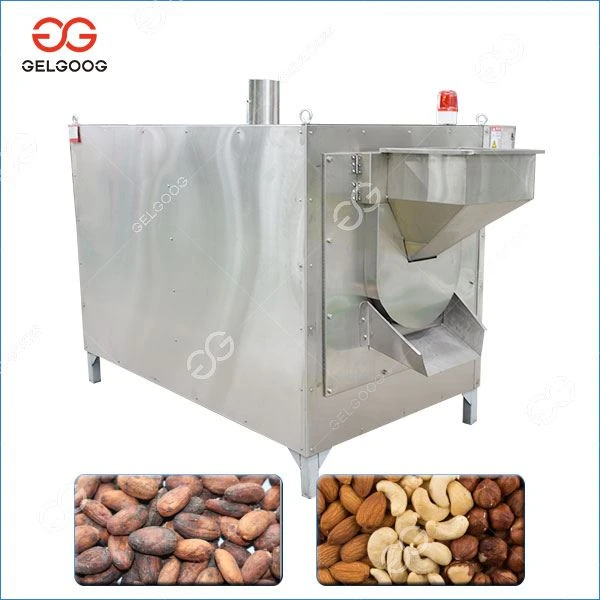 Rotary Cocoa Bean Roaster Machine