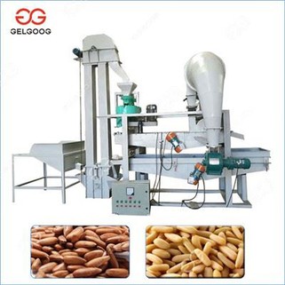 잣 껍질 벗기는 기계